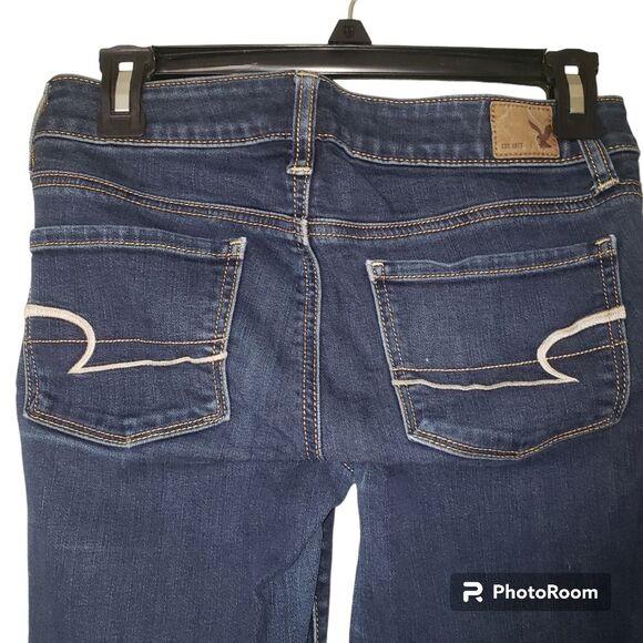 American Eagle Girls Size 0 Short Skinny Jeans | Dark Wash Stretch Denim - Picture 1 of 8